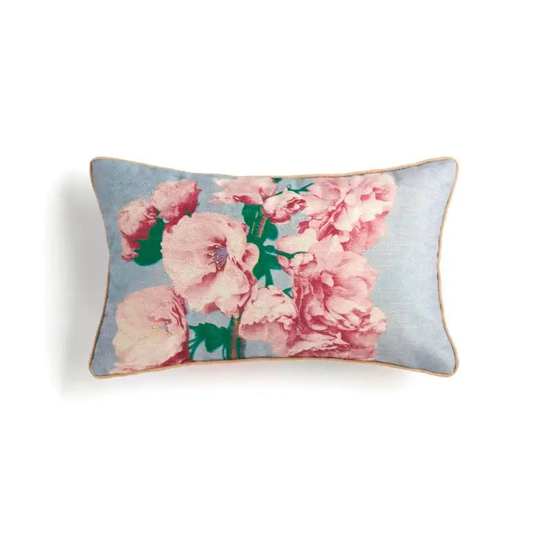 Pink ancient art vintage revival baroque cushion covers bedroom set of 2