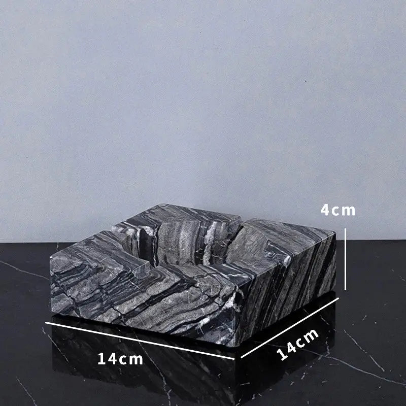Modern black & gold ancient wood grain marble bathroom set