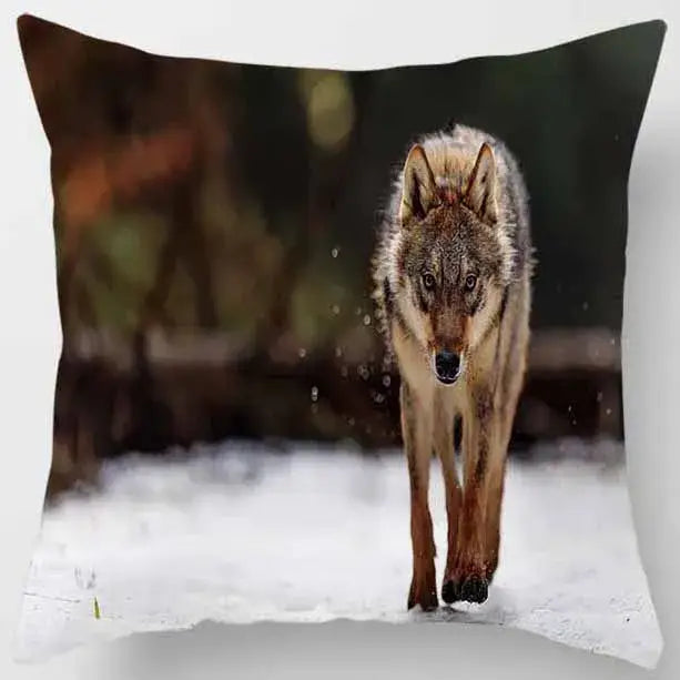 Decorbites animals world tiger lion pillow case living room set