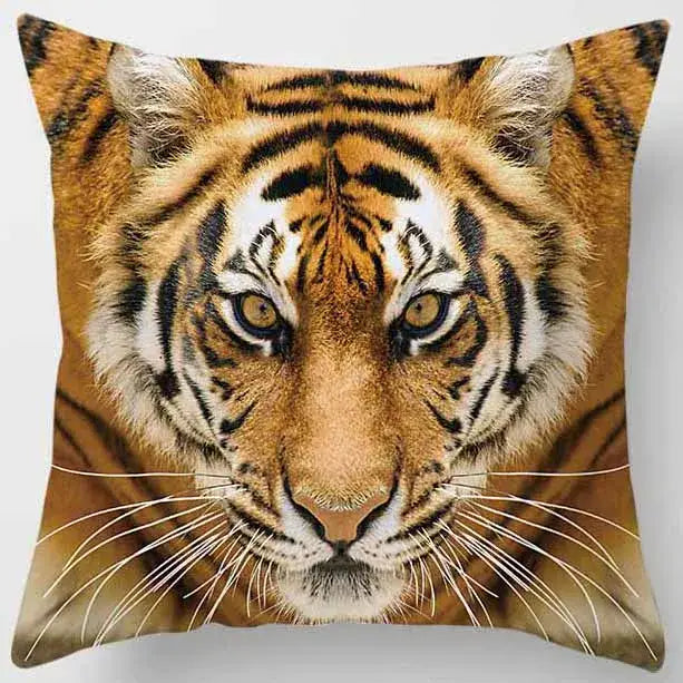 Decorbites animals world tiger lion pillow case living room set