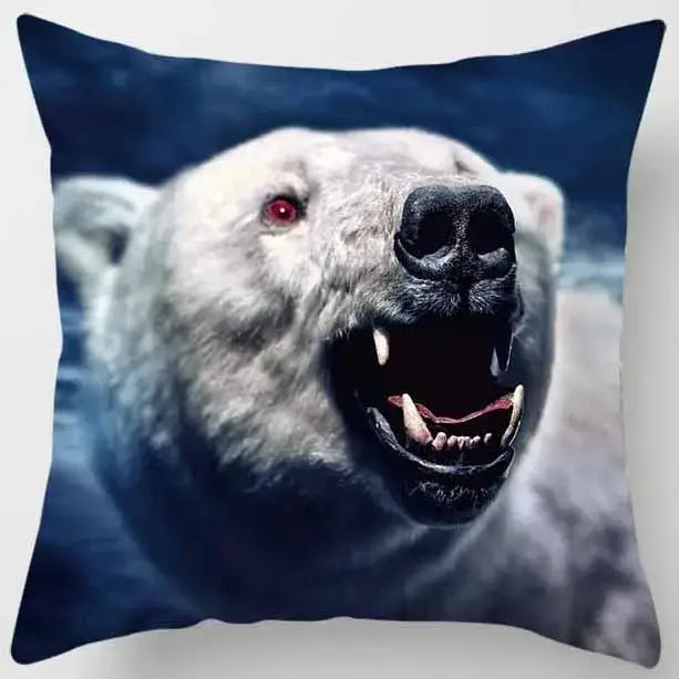 Decorbites animals world tiger lion pillow case living room set