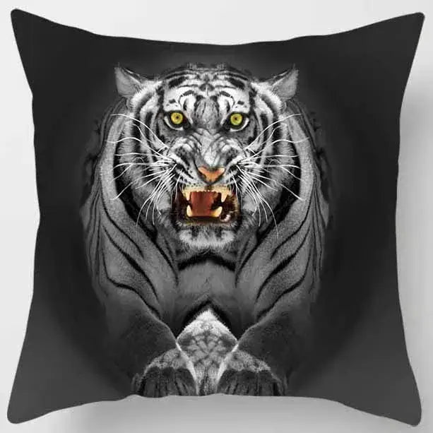 Decorbites animals world tiger lion pillow case living room set