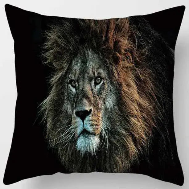Decorbites animals world tiger lion pillow case living room set