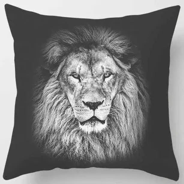 Decorbites animals world tiger lion pillow case living room set