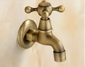Antique brass dragon outdoor washing machine faucet garden tap