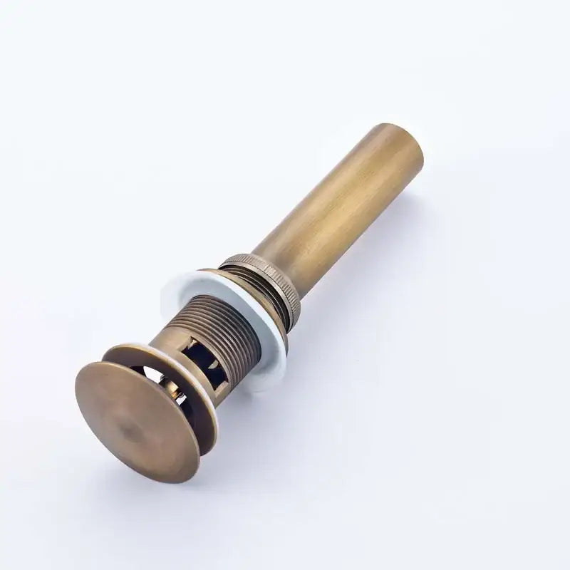 Modern matte black brass round siphon p-trap bathroom vanity drain