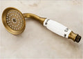 Antique brass shower set with handheld sprayer – bathroom kit