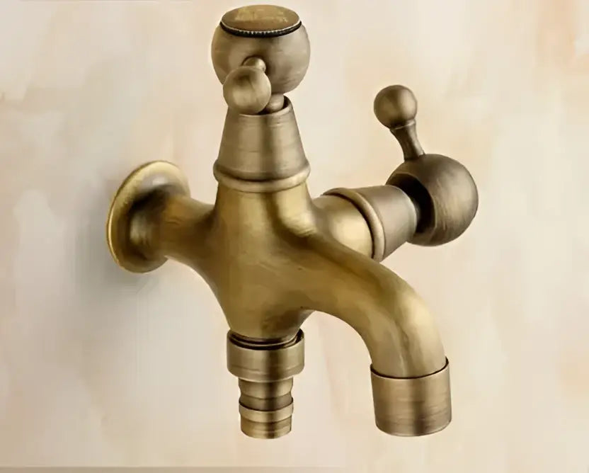 Antique dragon brass garden bibcocks tap garden washing faucet