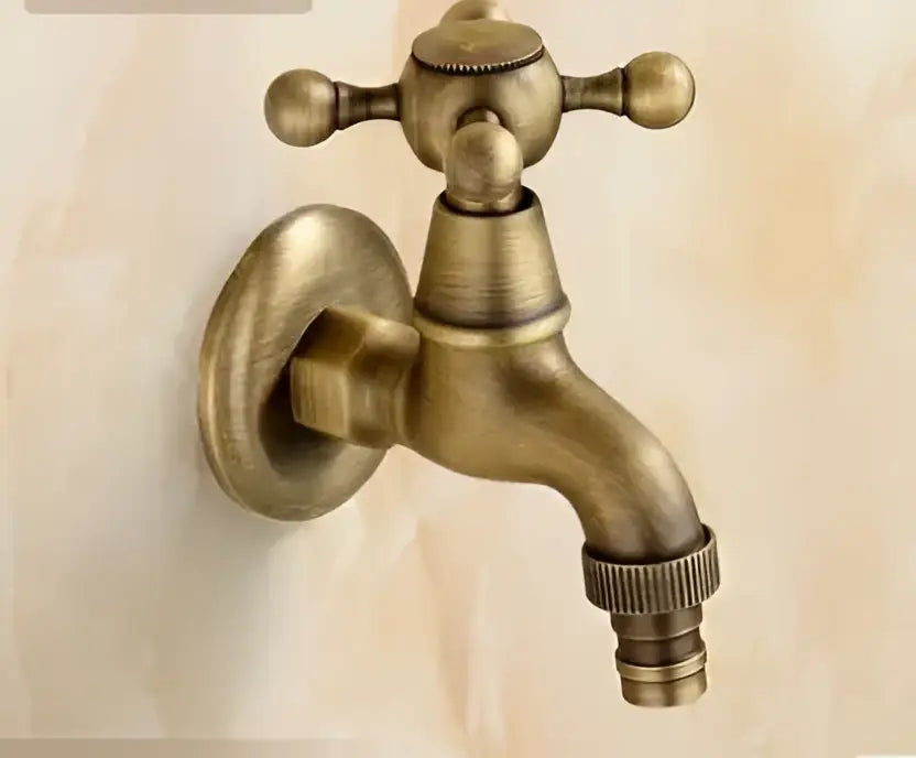 Antique dragon brass garden bibcocks tap garden washing faucet