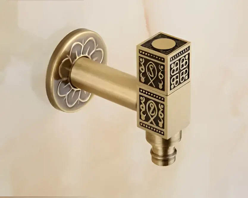Antique dragon brass garden bibcocks tap garden washing faucet