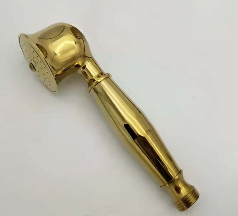 Antique brass & matte black antique handheld shower head bathroom set