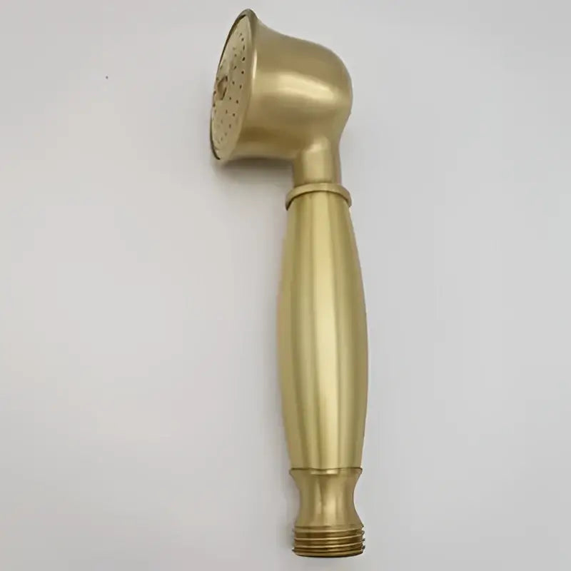 Antique brass & matte black antique handheld shower head bathroom set