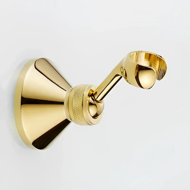 Antique brass & matte black antique handheld shower head bathroom set