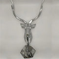 Modern golden deer head led wall light bedroom sconce