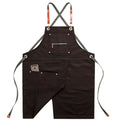 Personalized korean fashion black canvas apron kitchen uniform