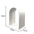 Modern black and white arched geometry desk decoration bedroom sculpture