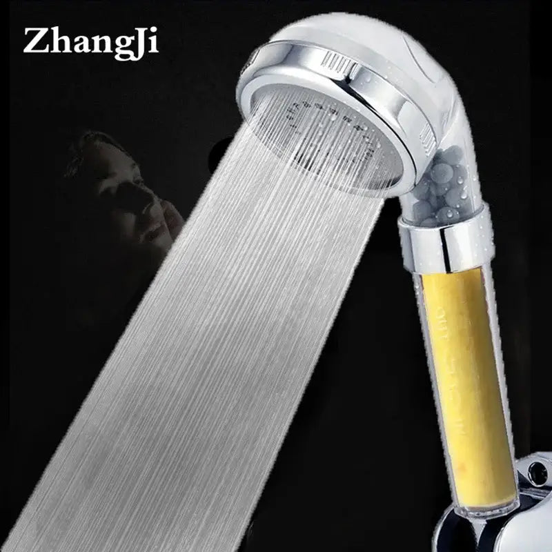 Chrome vitamin c shower head aroma filter bathroom sprayer