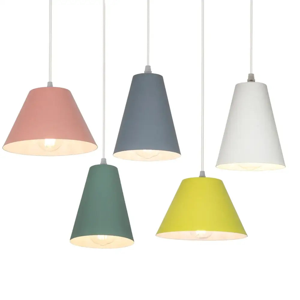 Modern pastel decorbites art colorful pendant lamp dining room set
