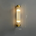 Art deco led crystal wall sconce gold & black bedroom light