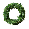 Realistic green ivy leaf wreath set – living room wall decor