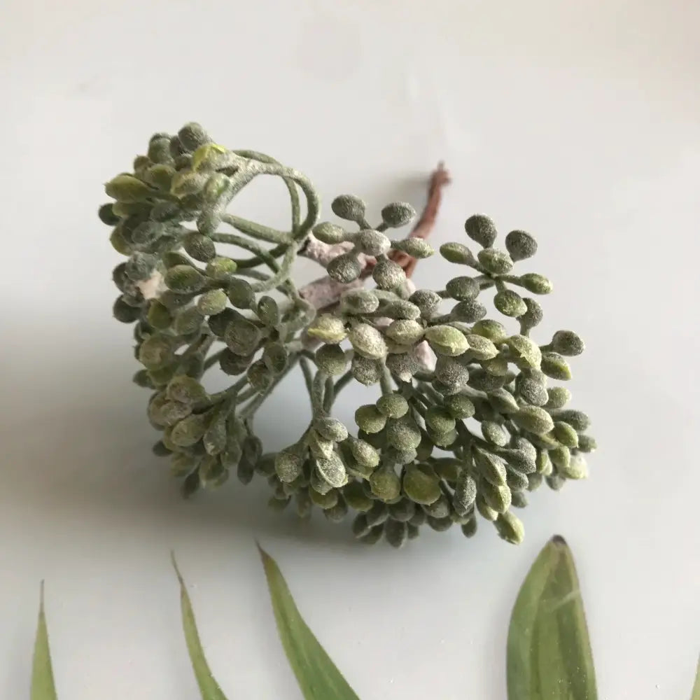 Pastel and metallic artificial plants diy garland living room decor