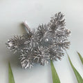 Colorful pom-pom artificial plants set of 6 wedding decor