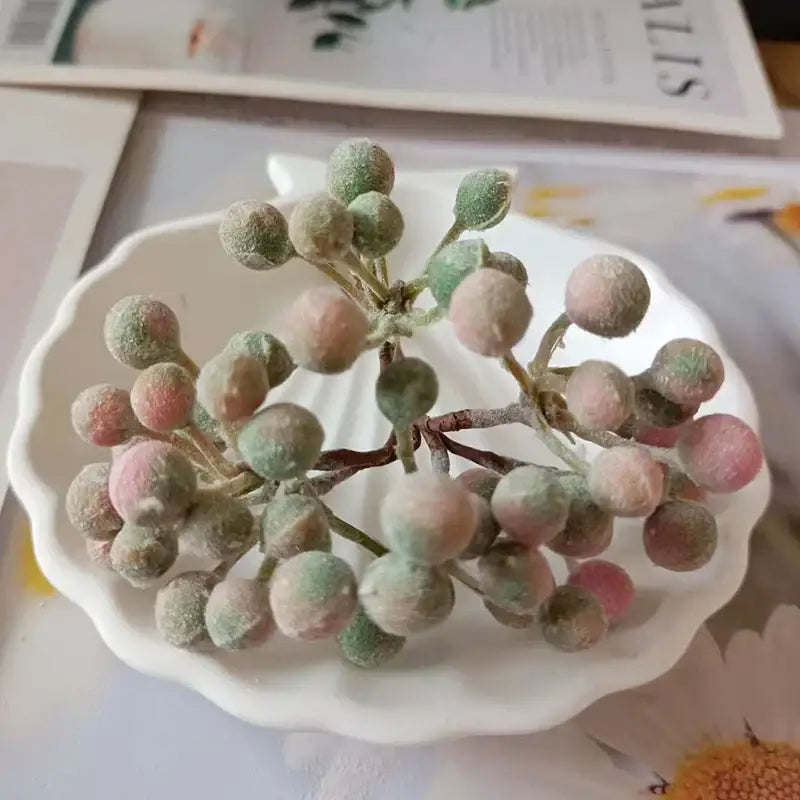 Pastel pink and lavender artificial succulent tree living room decor