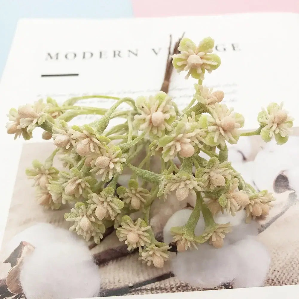 Pastel pink and lavender artificial succulent tree living room decor