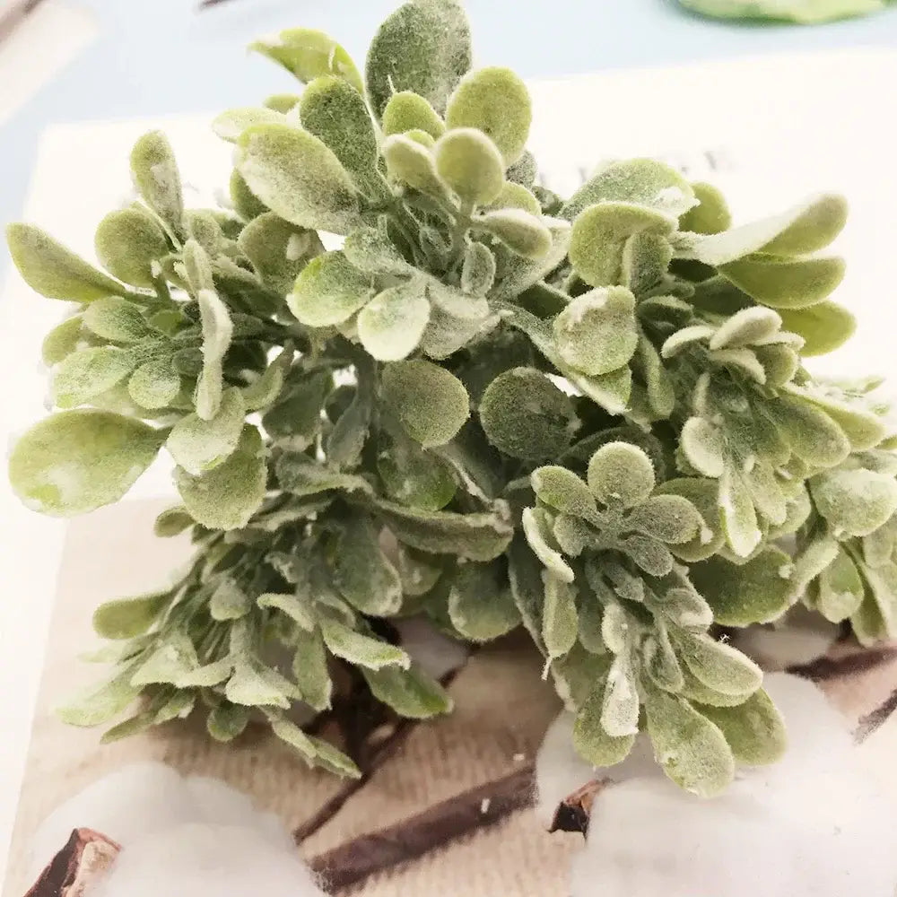 Pastel pink and lavender artificial succulent tree living room decor