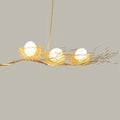 Art deco gold branch bird nest kitchen island pendant 110v-120v