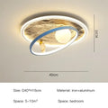 Decorbites astronaut led chandelier blue & gold bedroom ceiling light