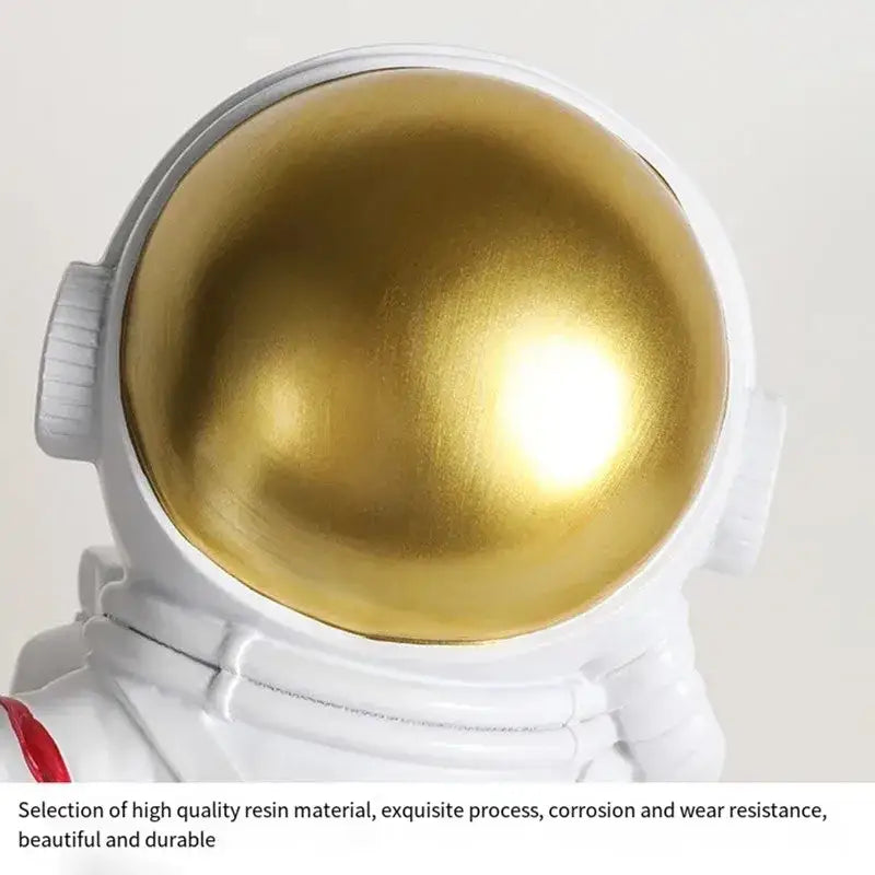 Modern white and gold astronaut led desk lamp bedroom decor