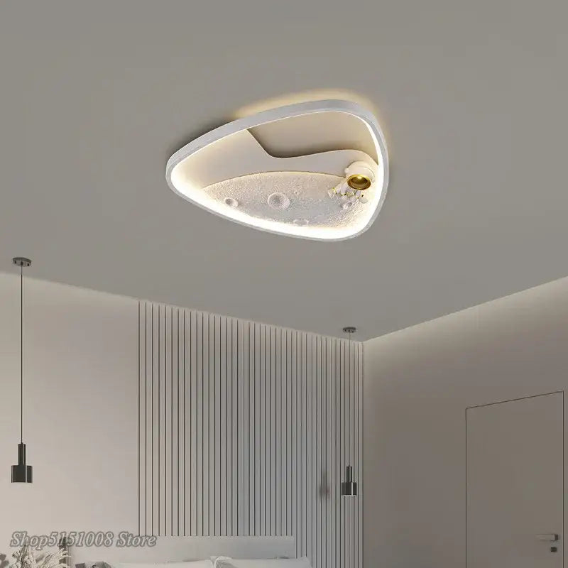 Modern decorbites astronaut moon acrylic ceiling lamp bedroom light