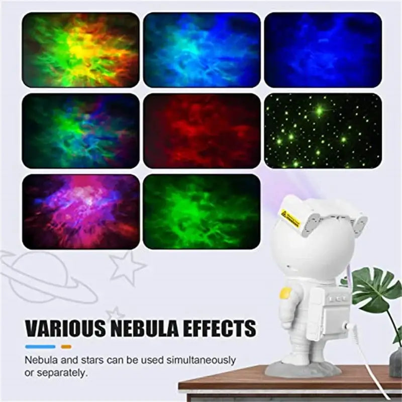 Decorbites astronaut projector starry night light bedroom star lamp