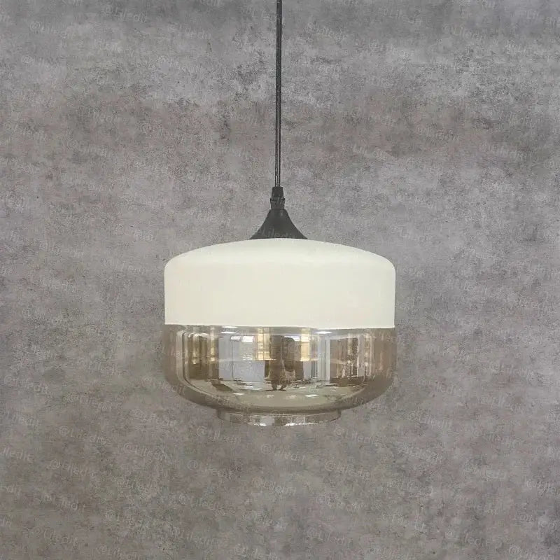 Modern black glass pendant light set of 3 for dining room