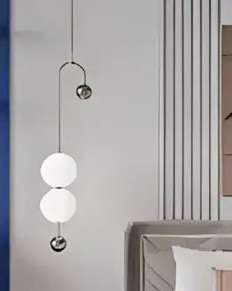 Modern minimalist black & gold chandelier – dining room pendant light