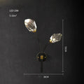 Luxury black & gold crystal chandelier for dining room