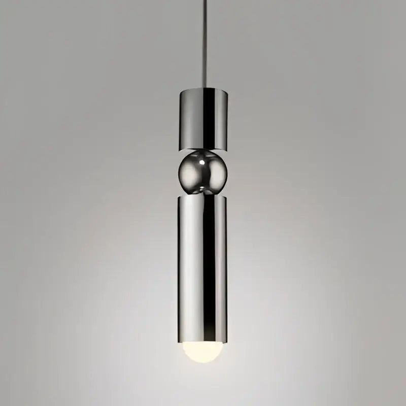 Modern black & gold led tube pendant light dining room chandelier