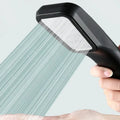 Modern matte black high pressure rainfall shower head bathroom nozzle