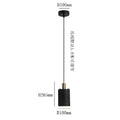 Decorbites black hole stone chandelier bedroom black and gold lamp
