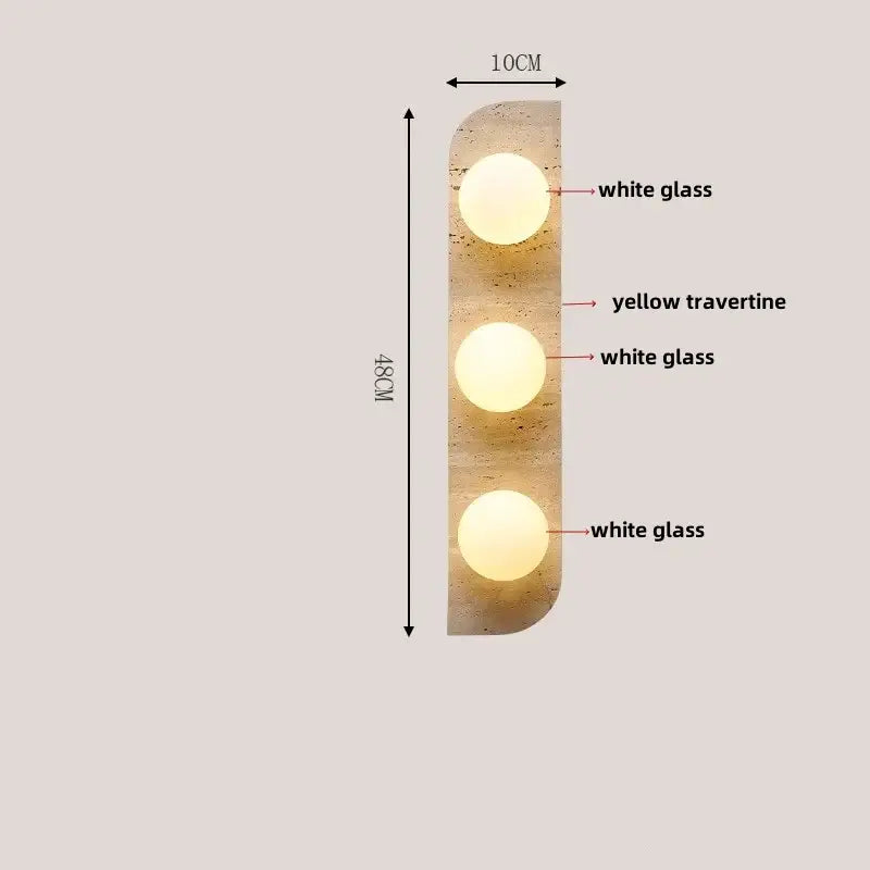 Modern wood and black iron led wall sconce bedroom light