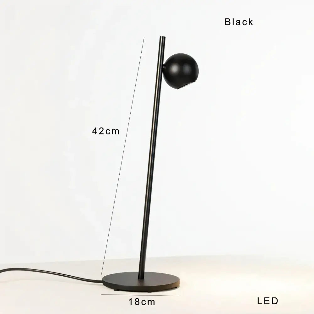 Minimalist black and brass led floor lamp for living room