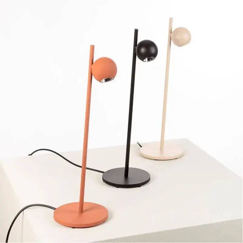 Minimalist black and brass led floor lamp for living room