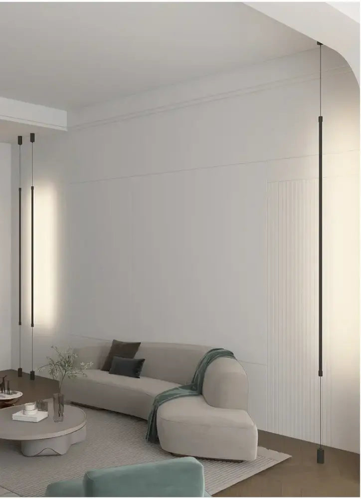 Modern matte bronze triple triangle led pendant – dining room
