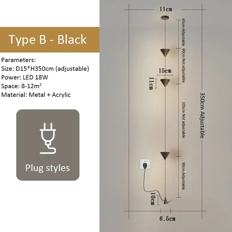 Modern matte bronze triple triangle led pendant – dining room