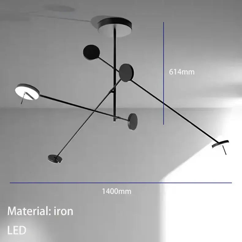 Minimalist black led wall reading light for bedroom