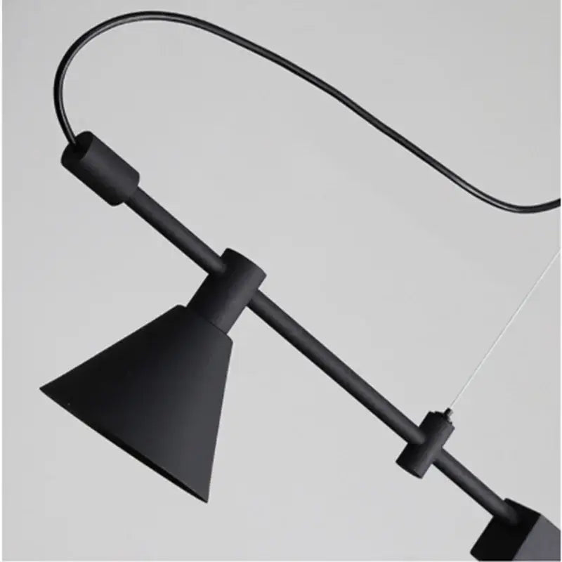 Decorbites black nordic designer chandelier dining room spotlight light