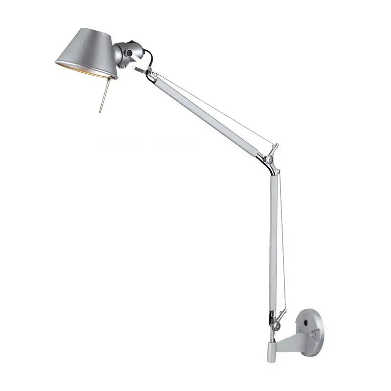 Decorbites black silver rotatable wall light for study office