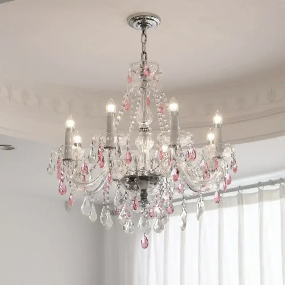Decorbites blue crystal chandelier living room teal pendant light