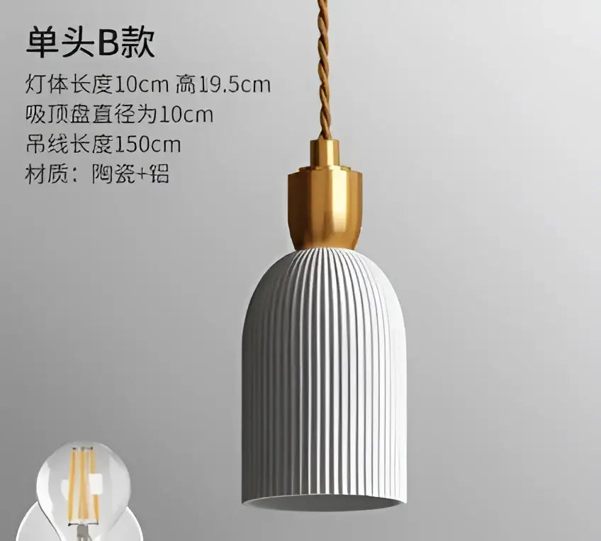 Decorbites blue glass pendant light with black lace for bedroom